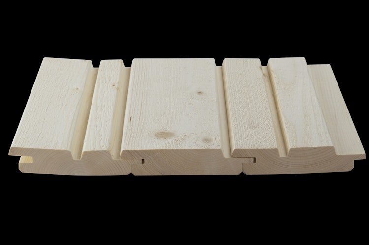 mocoPinus Fassade PINUFLEX ohne Nut  27 x 119 mm Nordische Fichte VE 4 Stk.