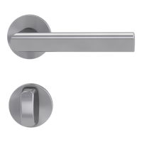 Griffwerk VAYA 137 TRI fast2fix Fast2Fix GK3 Rosetten rund WC rot/weiß Edelstahl matt