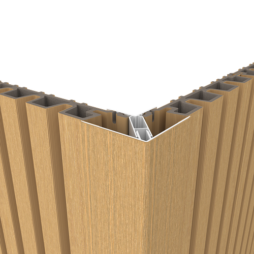 NewTechWood Alu-Coex Außeneckprofil 60 x 60 x 3000 mm