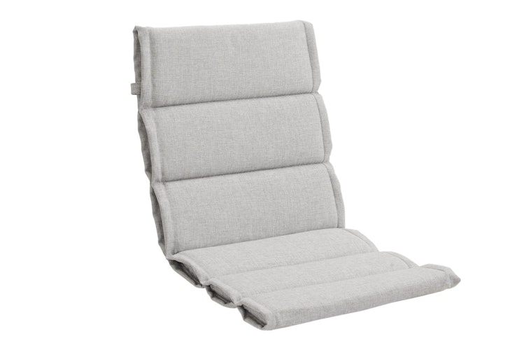 Brafab Niedriglehner-Auflage DUBAI 94x46x5 cm, 100 % Polyester, Hellgrau - Abverkauf