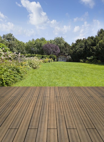 aMbooo Terrassendiele Bambus PRIMAVERDE in White Oak