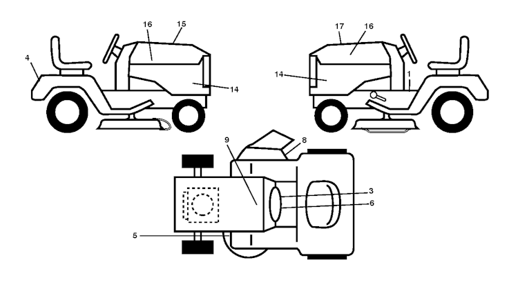 Husqvarna Gartentraktoren LGT2554, 96045003200, 2011-03