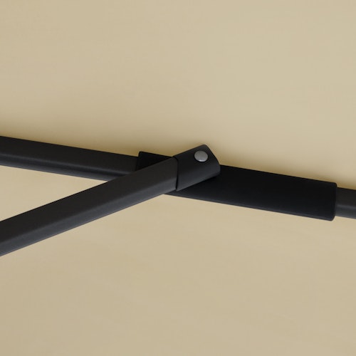 doppler Pendelschirm LIFE 310 Side, Aluminium Anthrazit / 100 % Polyester 180 g/m² 