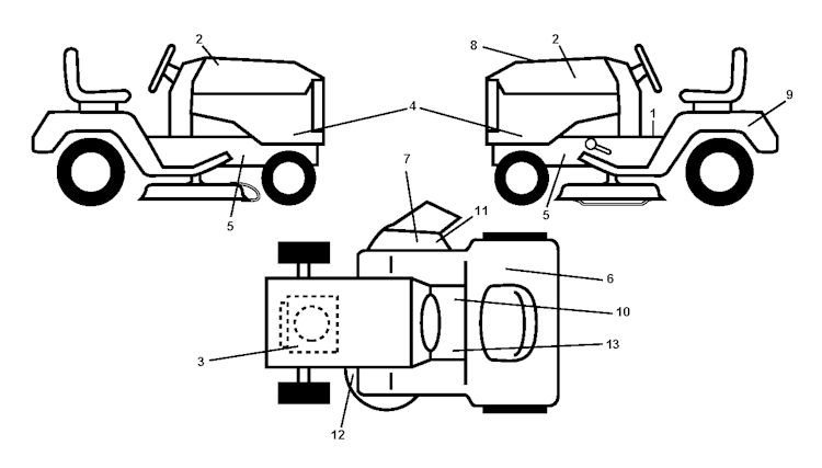 Husqvarna Gartentraktoren 96041020000 LT 151