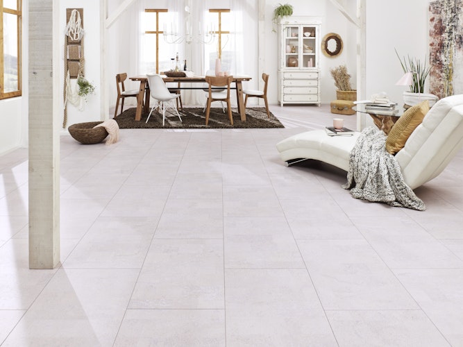 KWG Q-exclusivo Lagos weiss Natural Shield Kork-Fertigparkett 90x30 cm