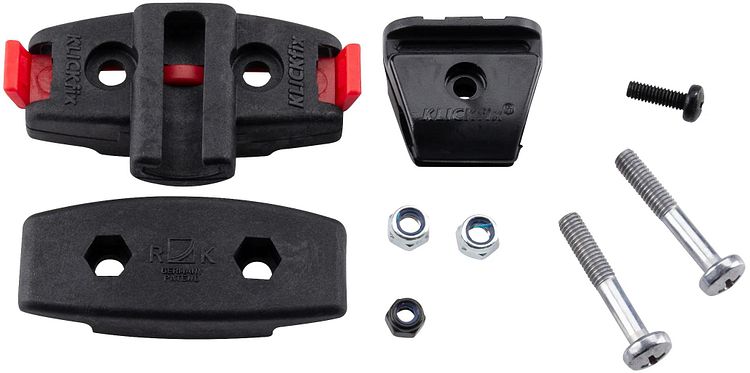 Rixen & Kaul Satteladapter KLICKfix schwarz, rot