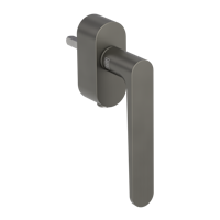 Griffwerk Fenstergriff VAYA 291 AVUS Kaschmirgrau L 7x40