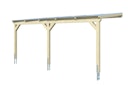 Vorschaubild Skan Holz Wandanbau-Carport Vogtland 300 x 541 cm