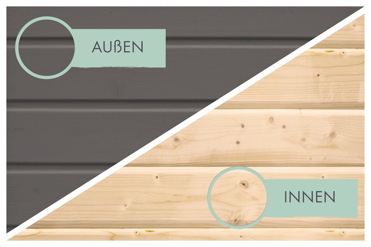 Akubi Stelzenhaus Benjamin mit Rutsche und Holzrampe