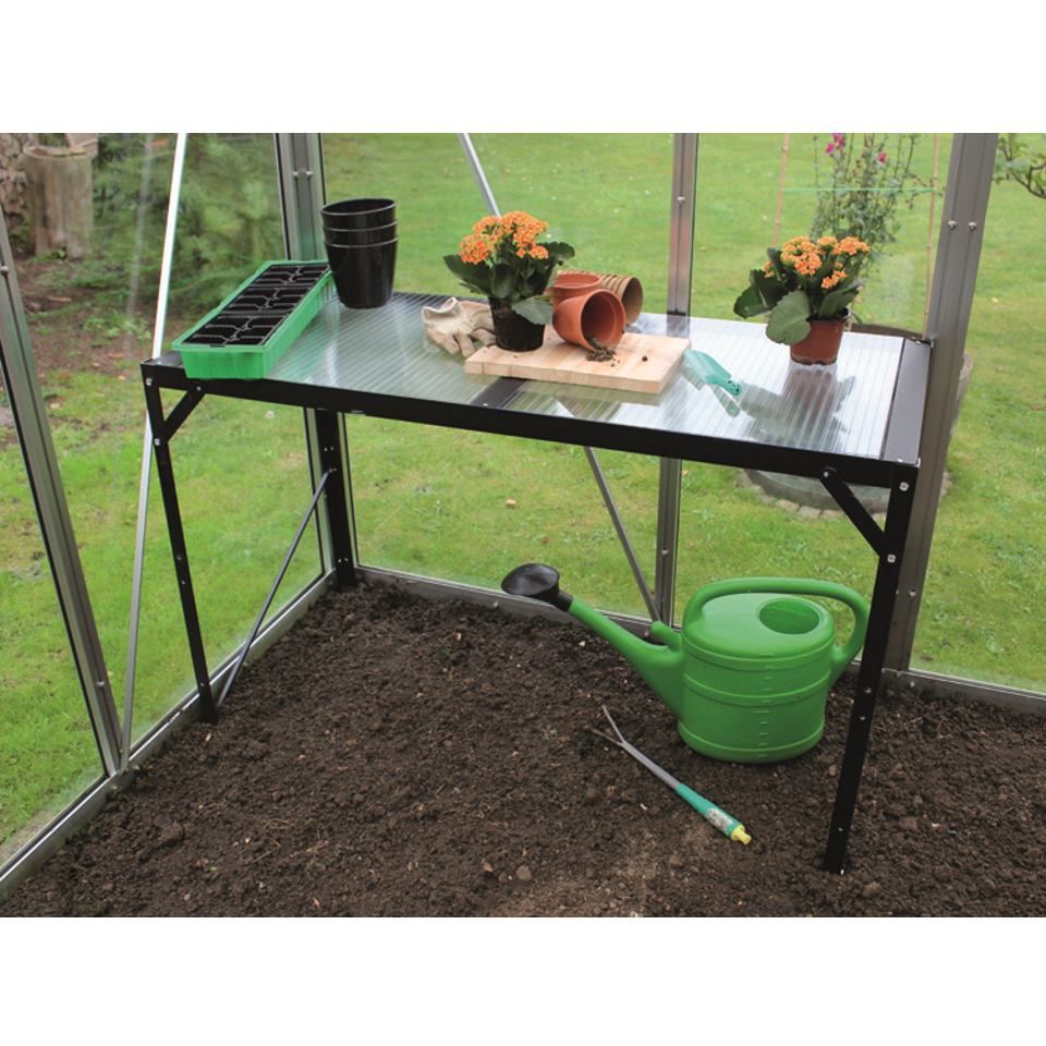 Vitavia Aluminium-Tisch mit Hohlkammerplatten - 1 Ebene