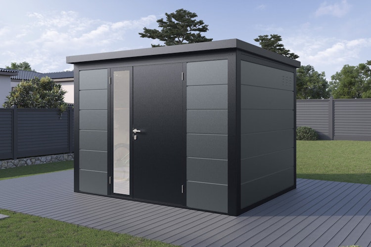 Wolff Finnhaus Metall Gartenhaus Ulrik