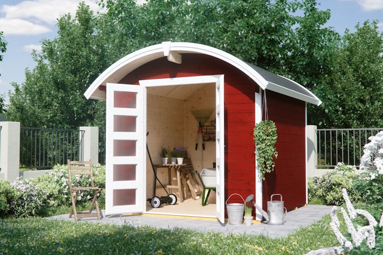 Skan Holz 28 mm Gartenhaus Delft