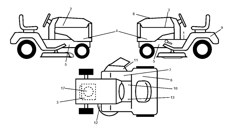Husqvarna Gartentraktoren 96041007800 CTH126