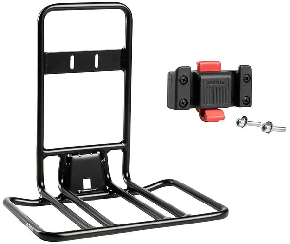Fahrer Gepäckträger Front Rack XL Brompton schwarz