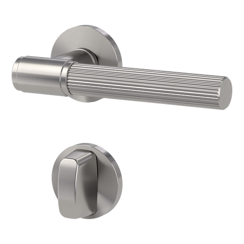 Griffwerk VAYA 136 ARIS fast2fix Fast2Fix Rosetten rund WC Samtgrau