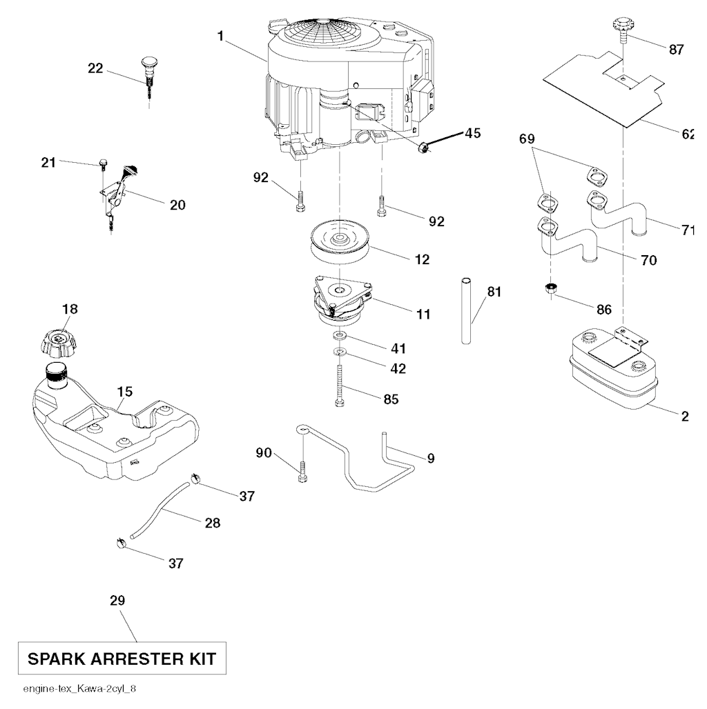 Explosionszeichnung Ersatzteile