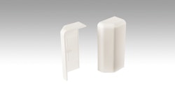 MEISTER Endkappen Fußleiste Profil 15MK/20PK/20PK Aqua (je 1 Stk. L|R / VPE)  Weiß 2001