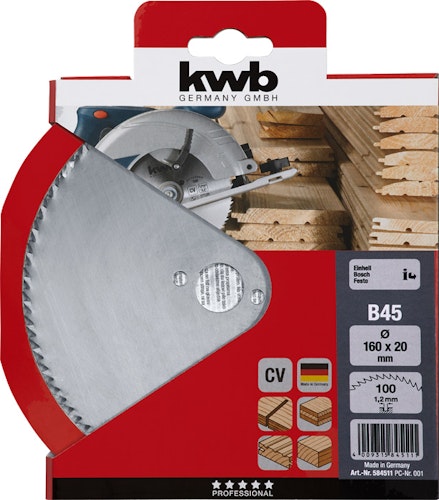 kwb Hk-Sägebl. CV Ø 160 x 20 Z110 584511