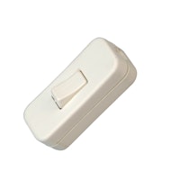 Kopp Schnurzwischenschalter 1-polig, weiß