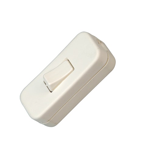 Kopp Schnurzwischenschalter 1-polig, weiß