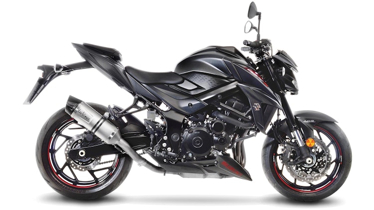 LeoVince SLIP-ON Edelstahl SBK LV ONE EVO für SUZUKI GSX-S 750/Z ABS A2