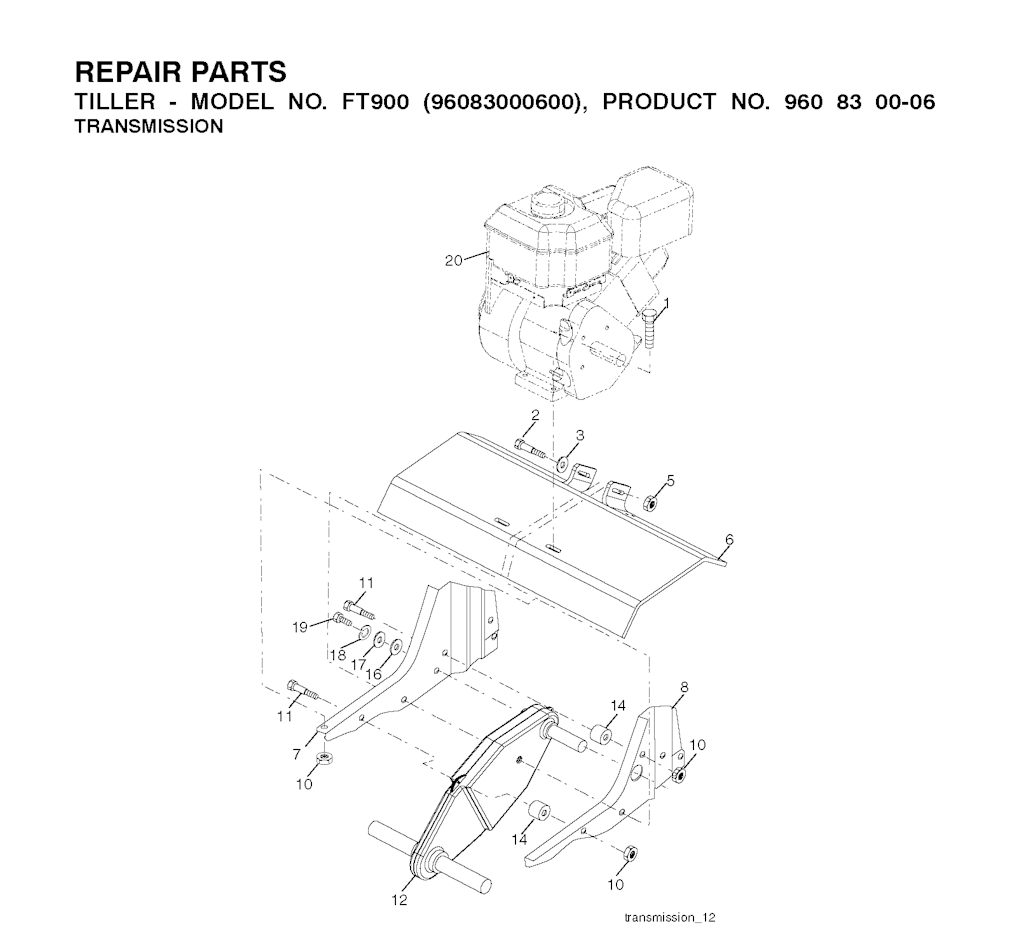 Explosionszeichnung Ersatzteile