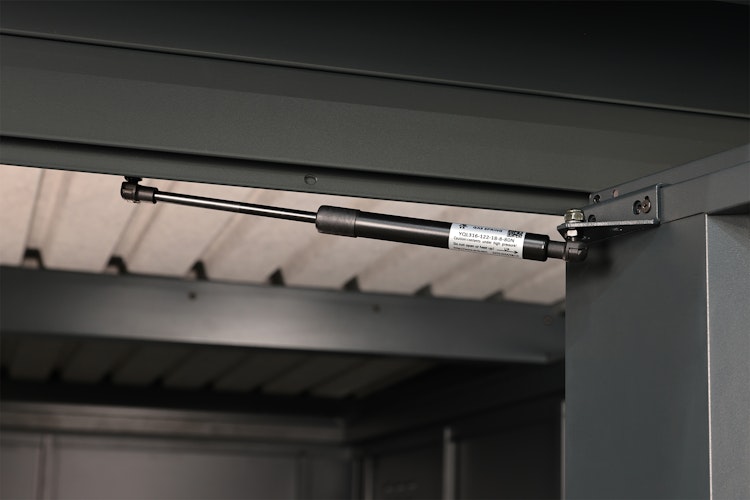 Wolff Finnhaus Premium Metall Gartenhaus Hakon 3030 Anthrazit