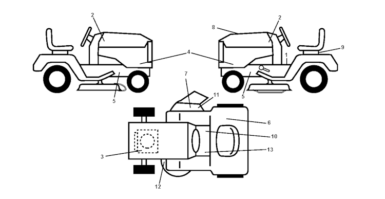 Husqvarna Gartentraktoren 96041003006 LTH152