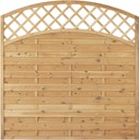Vorschaubild T&J MAXI DOPPELBOGEN 1 Lamellenzaun 180 x 180/160 cm 