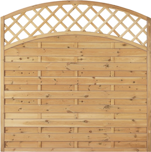 T&J MAXI DOPPELBOGEN 1 Lamellenzaun 180 x 180/160 cm 