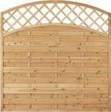 T&J MAXI DOPPELBOGEN 1 Lamellenzaun 180 x 180/160 cm T&J MAXI DOPPELBOGEN 1 Lamellenzaun 180 x 180/160 cm Zubehörbild