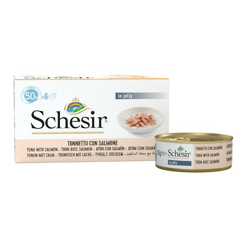 Schesir 6 x 50g Multipack Katzennassfutter