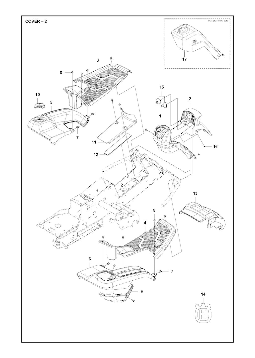 Explosionszeichnung Ersatzteile