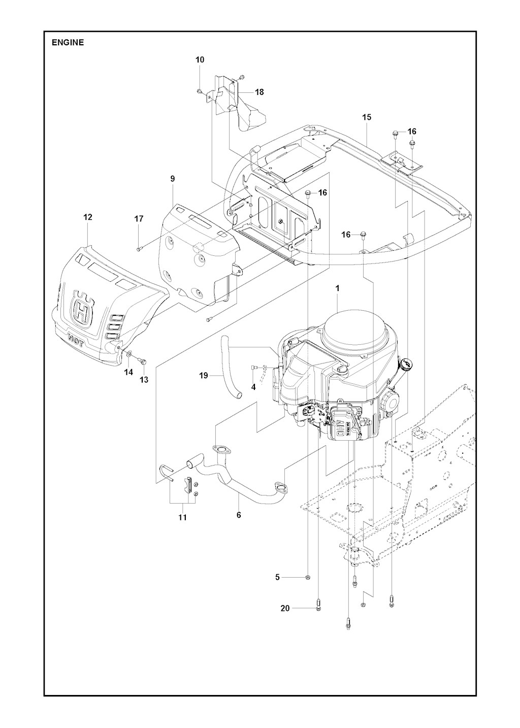 Explosionszeichnung Ersatzteile
