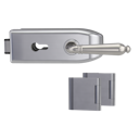 Vorschaubild Griffwerk CREATIVO 1.0 -Edelstahl matt Ganzglastürbeschlagset -3-teiliger Bandsatz -mit Griff CAROLA Schraubt. -SG -PZ