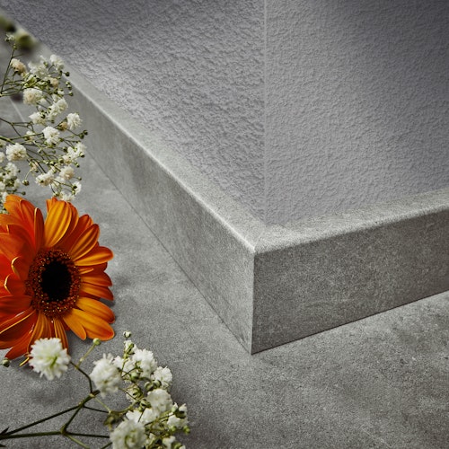 KWG Antigua stone Hydrofix Shell grey Microfase Designvinyl Fertigfußboden 62x45 cm