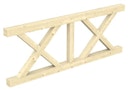 Vorschaubild Skan Holz Andreaskreuz-Brüstung für Terrassenüberdachung Leimholz