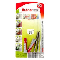 FISCHER Universaldübel Duopower 8x40 S A2 K (2 Stück)