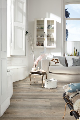 HANDMUSTER MEISTER Designboden MeisterDesign. comfort DD 600 S Wildeiche grau 6977