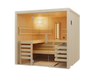 Vorschaubild Abverkaufsmodell Infraworld Sauna Panorama Complete 208 Fichte - 75 mm Multifunktionssauna inkl. 5-teiligem gratis Zubehörset