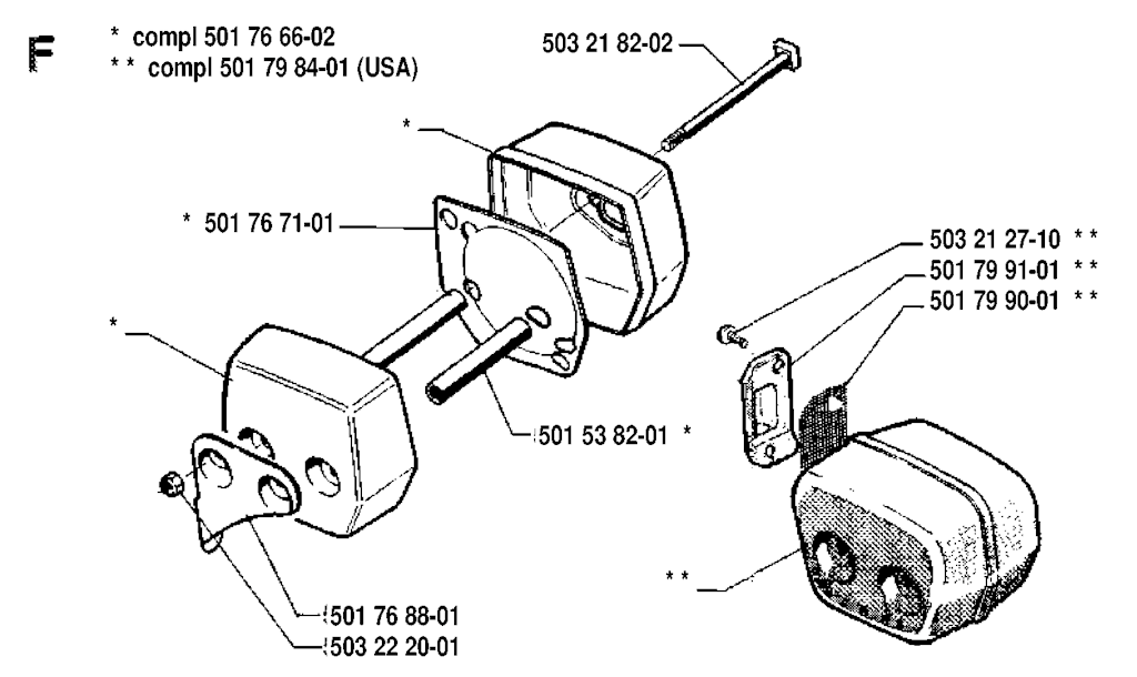 Explosionszeichnung Ersatzteile