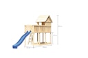 Vorschaubild Akubi Stelzenhaus Frieda mit Wellenrutsche und Anbauplattform