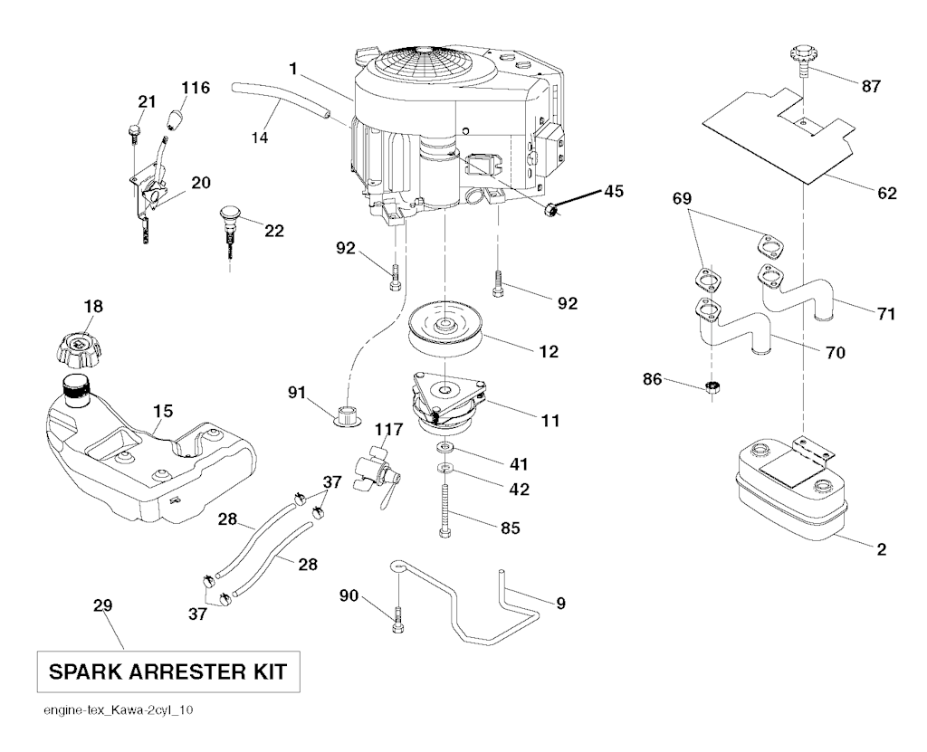Explosionszeichnung Ersatzteile