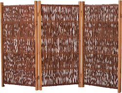 T&J SOFIA Weiden-Paravent 3-teilig 180 x 120 cm