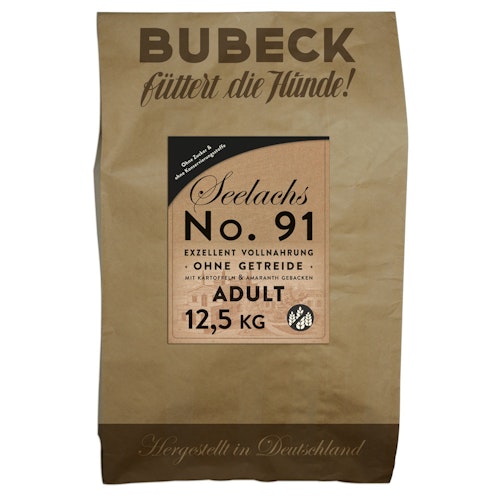 Bubeck Nr. 91 Adult Seelachs mit Kartoffel Hundetrockenfutter