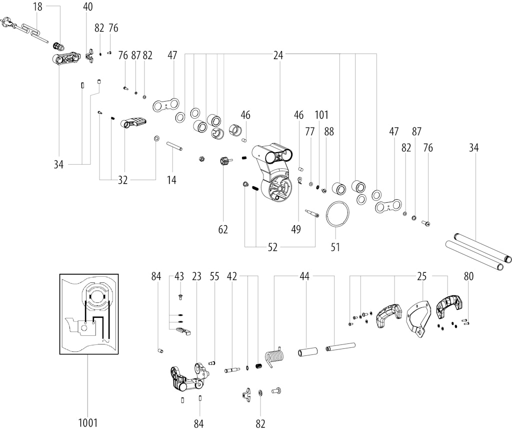 Explosionszeichnung Ersatzteile
