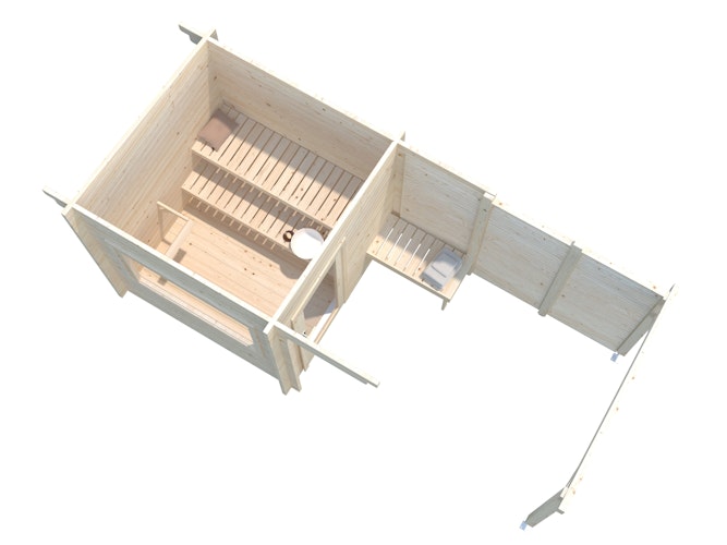 Palmako Saunahaus Sanna 4,1 + 5,9 m²