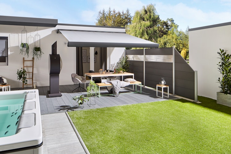 TraumGarten System WPC XL Zaun-Set