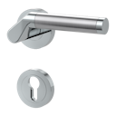 Vorschaubild Griffwerk CORINNA Schraubtechnik GK4 -Chrom/Edelstahl Rosettengarnitur -Schraubt. -PZ -TS 40-45mm