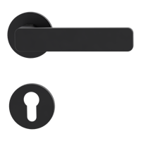 Griffwerk VAYA 265 MINIMAL MODERN fast2fix Fast2Fix Rosetten rund Profilzylinder Graphitschwarz